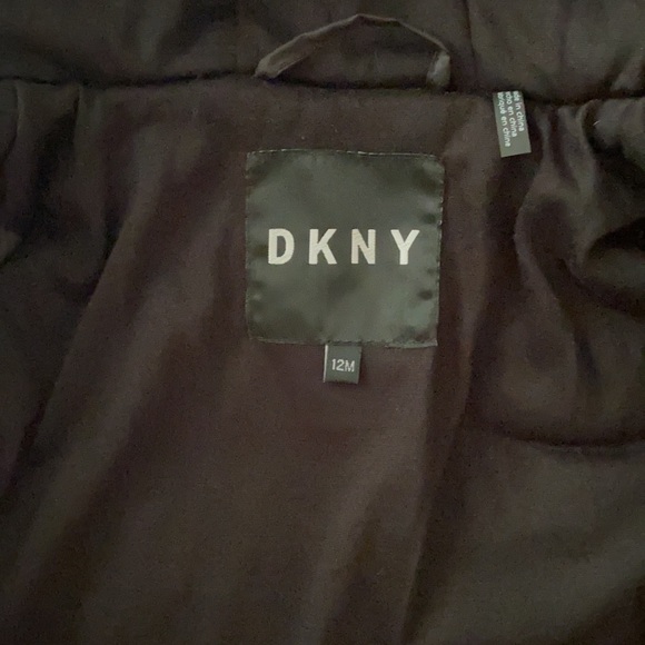 DKNY Baby Sweater Fleece Hooded Jacket - Picture 7 of 12